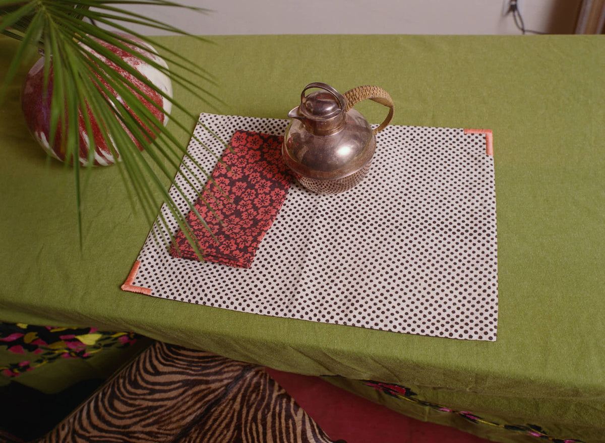 POLKA DOT SIKAL PLACEMATS, SET OF 2