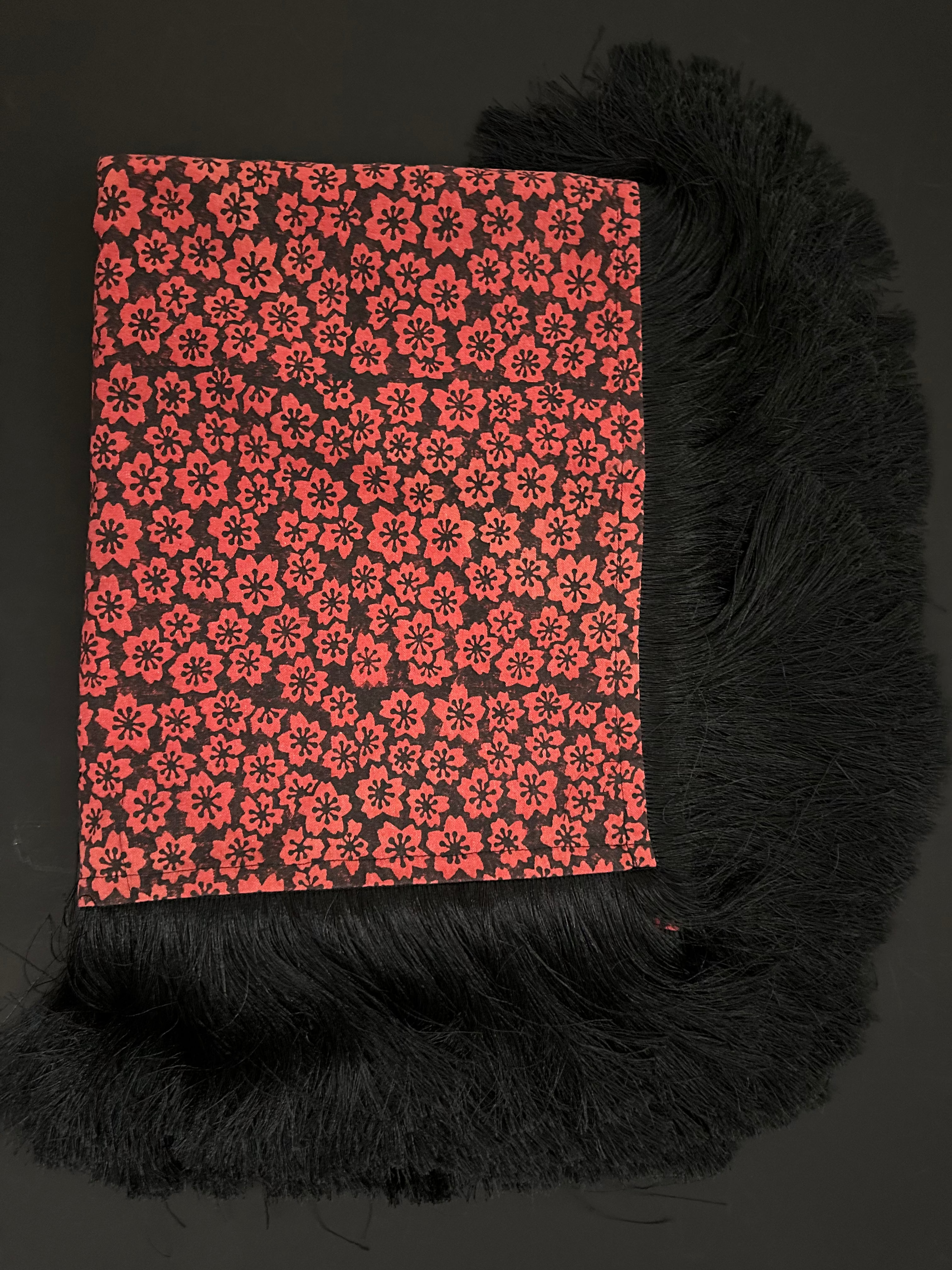 BLOCK-PRINT BLOSSOM TABLE CLOTH