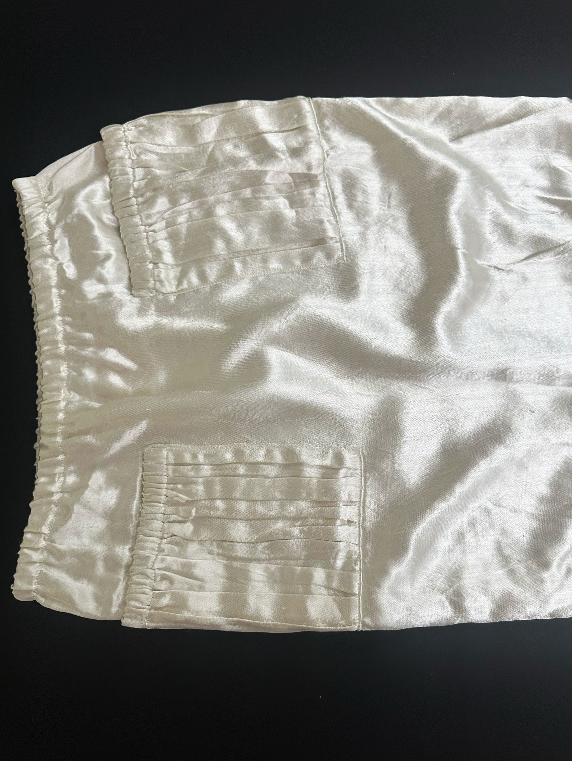 MASHROO POCKET SKIRT, NATURAL WHITE
